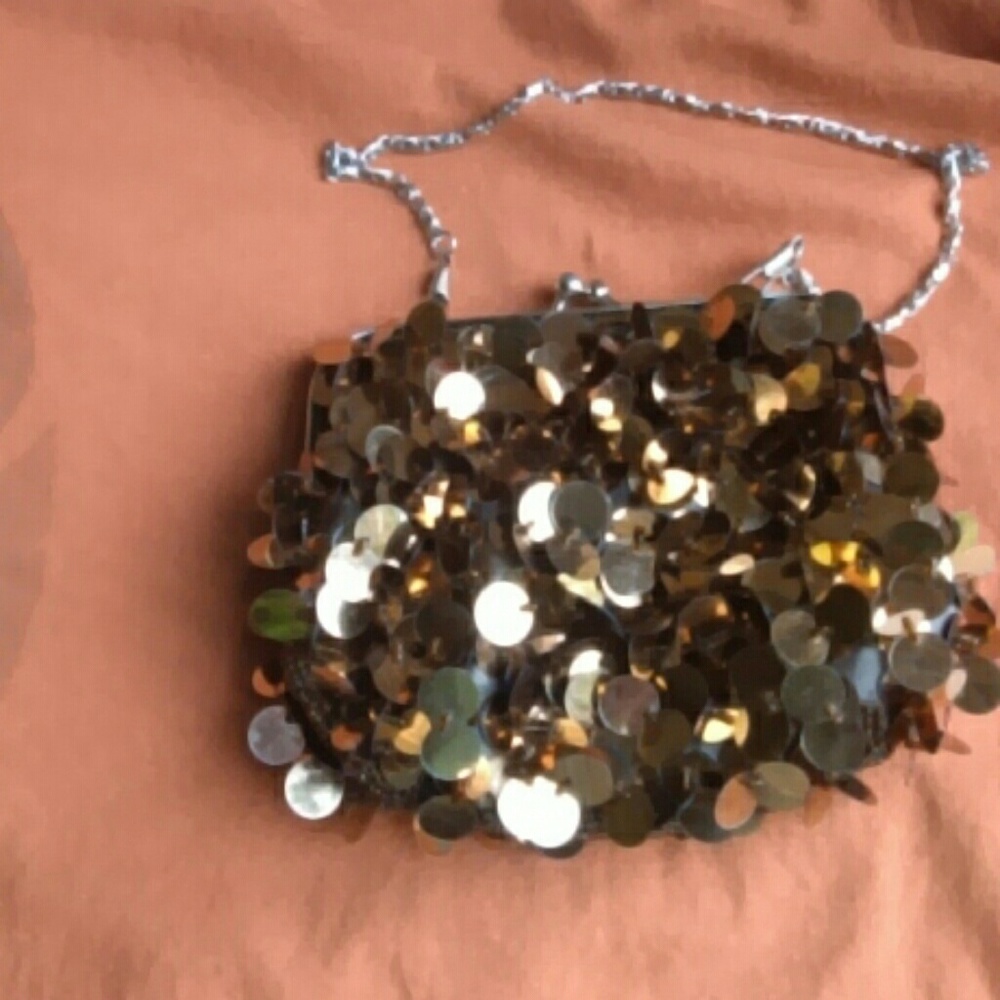 Purse small with sequins